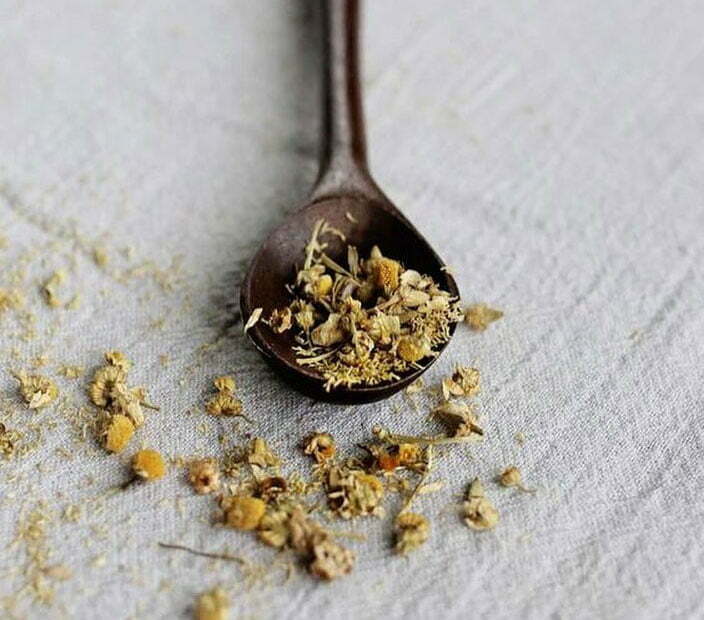 Chamomile tea spoon