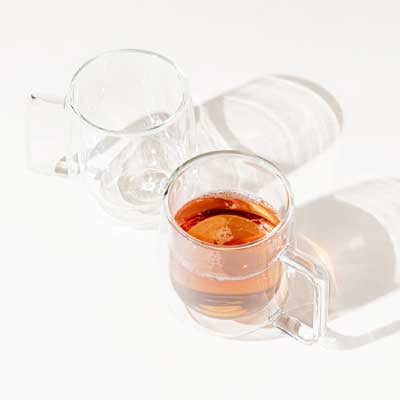 Double Walled Glass Teacup