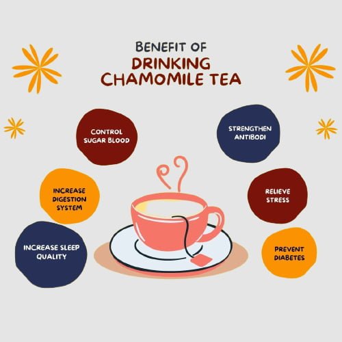 benefits of drinking chamomile tea